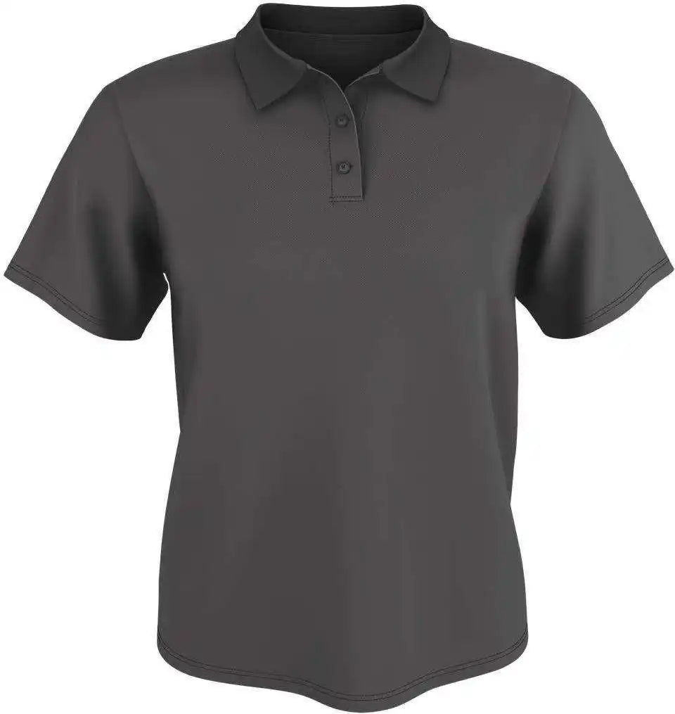 Alleson Athletic Gpl5 Adult Gameday Polo - Charcoal Solid