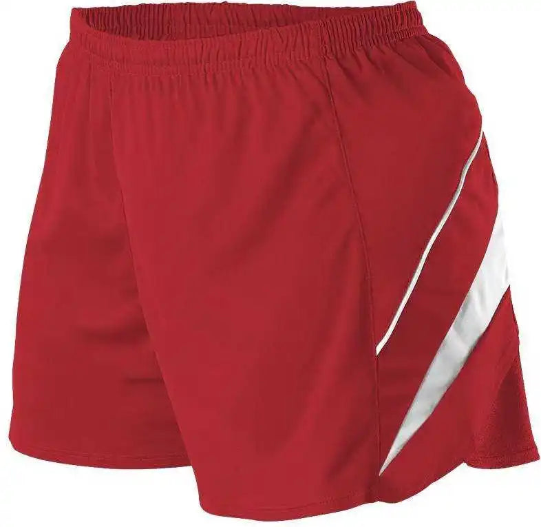 Alleson Athletic R1lfpw Women’s Loose Fit Track Short - Scarlet White