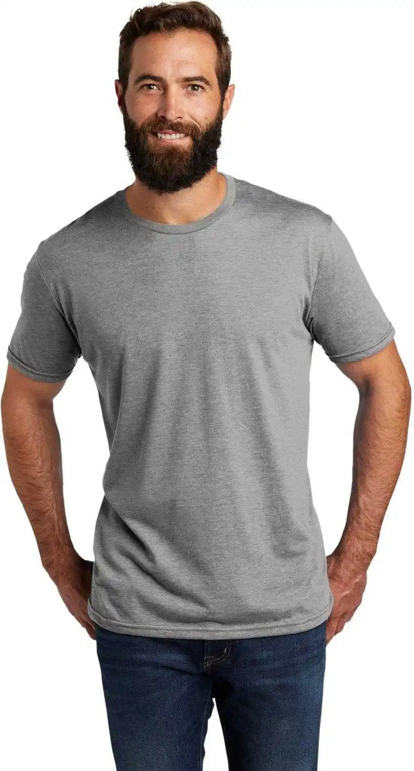 Allmade Al2004 Unisex Tri-blend Tee - Aluminum Gray