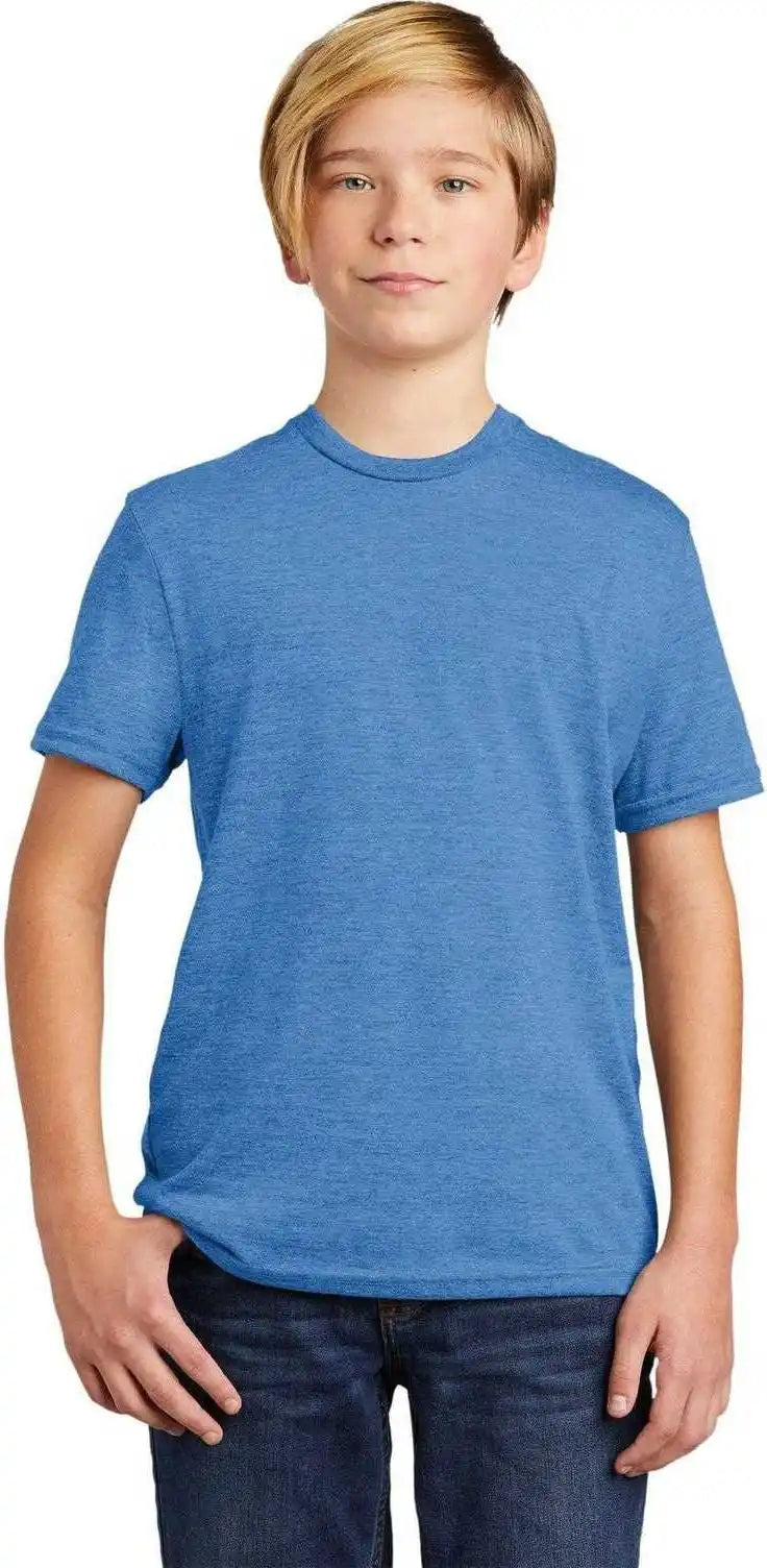 Allmade Al207 Youth Tri-blend Tee - Azure Blue