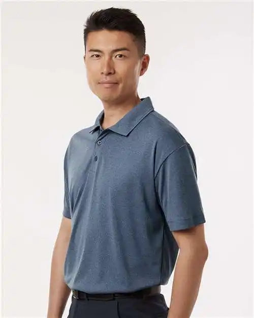 Allpro 41800 Pro-lock Performance Polo - Heather Navy