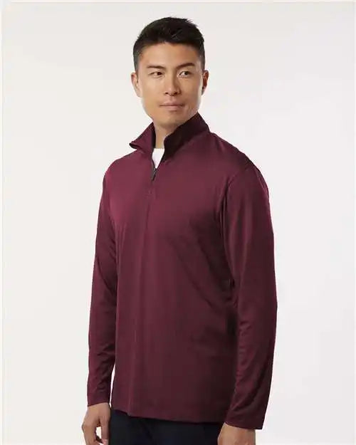 Allpro 41870 Pro-lock Performance Quarter-zip Pullover - Maroon