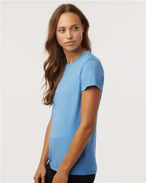 Allpro 48000l Pro-lock Women’s Performance T-shirt - Carolina Blue