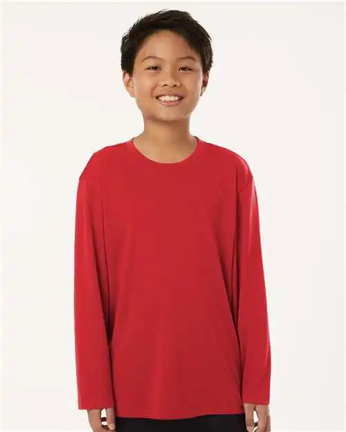 Allpro 48400y Pro-lock Youth Performance Long Sleeve T-shirt - Red