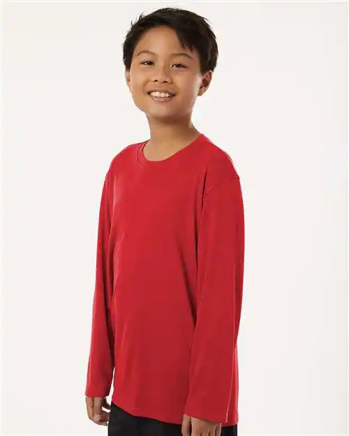 Allpro 48400y Pro-lock Youth Performance Long Sleeve T-shirt - Red