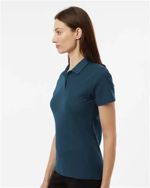 Allpro 62800l Women’s Pique Polo - Atlantic Blue