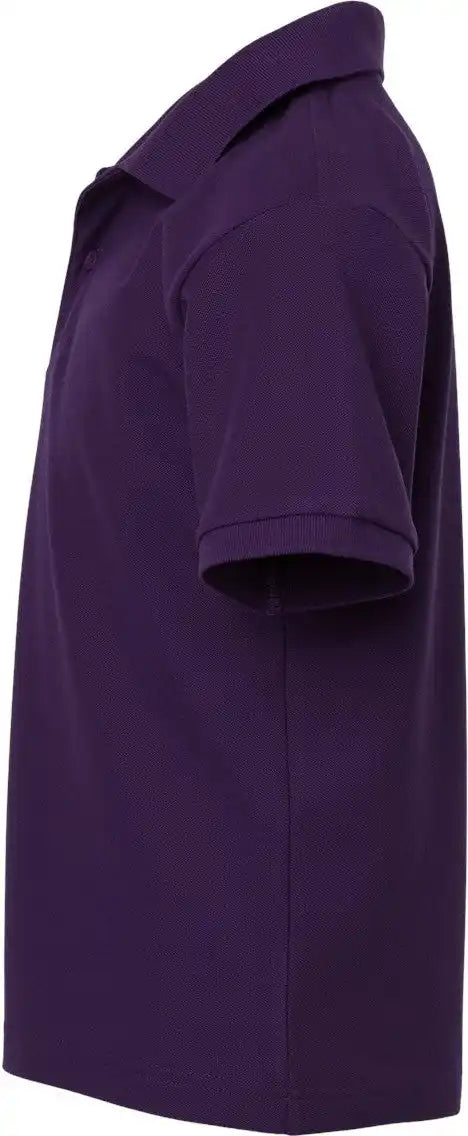 Allpro 62800y Youth Pique Polo - Purple