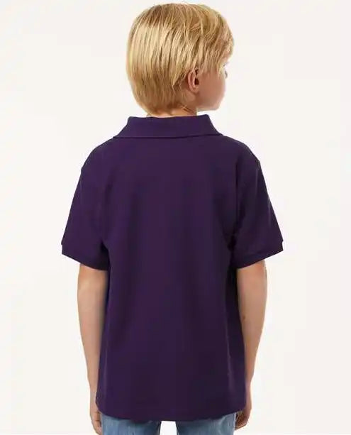 Allpro 62800y Youth Pique Polo - Purple