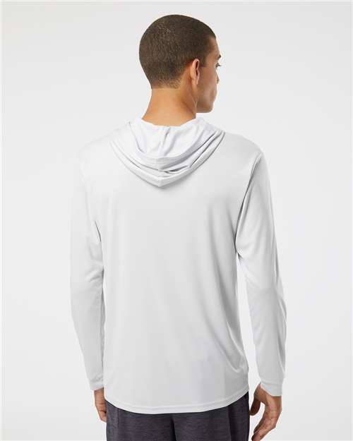 Aluminum Bahama Performance Hooded Long Sleeve T-Shirt - 220
