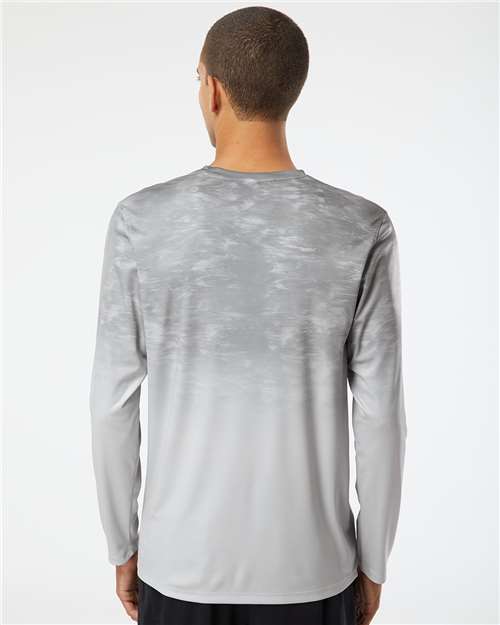 Aluminum Fade Montauk Oceanic Fade Performance Long Sleeve T-Shirt - 229