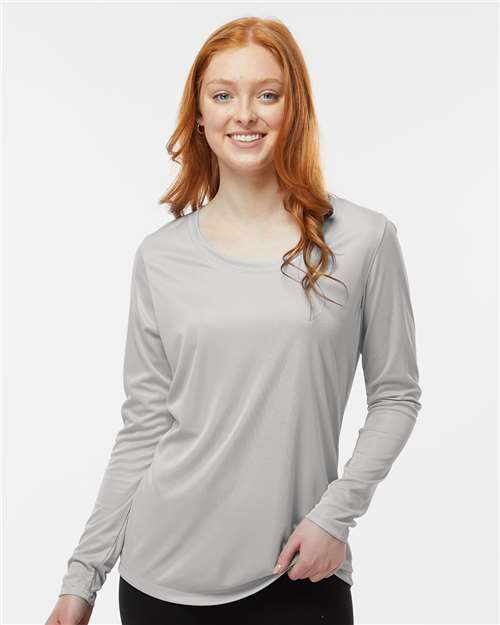 Aluminum Women's Long Islander Performance Long Sleeve T-Shirt - 214