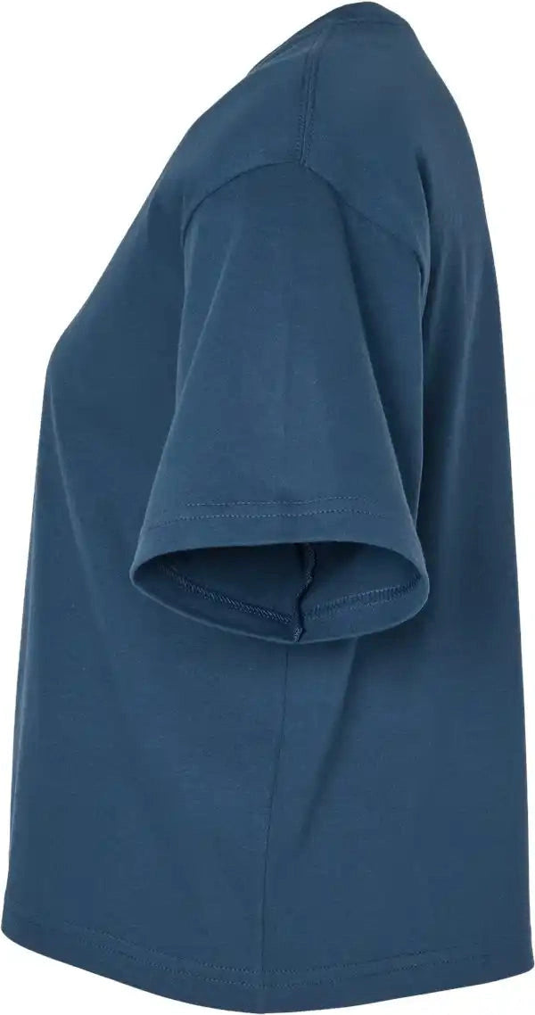 American Apparel 102a Women’s Fine Jersey Boxy Tee - 102 - Sea Blue