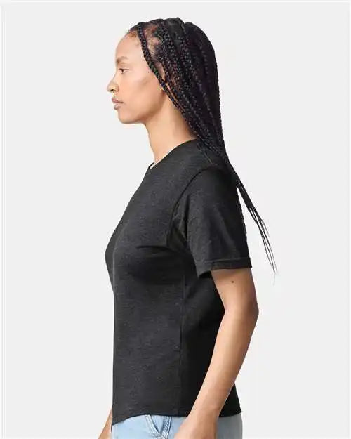 American Apparel 2001cvc Cvc Tee - Heather Black