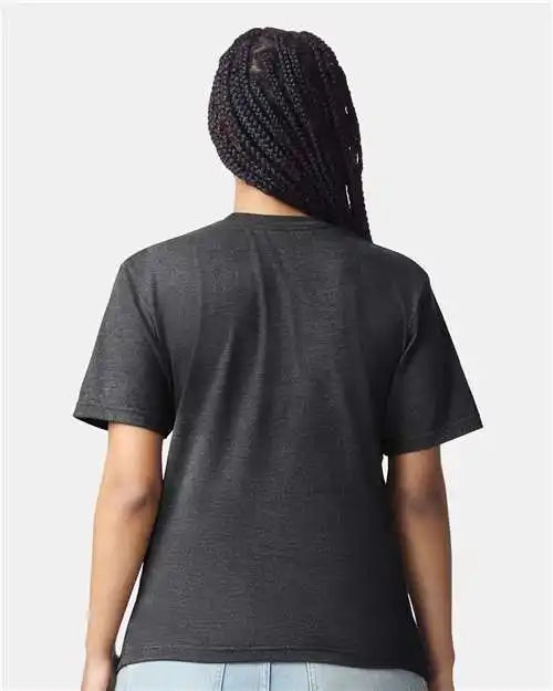 American Apparel 2001cvc Cvc Tee - Heather Black