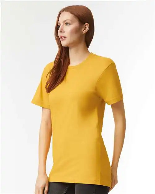 American Apparel 2001cvc Cvc Tee - Heather Mustard