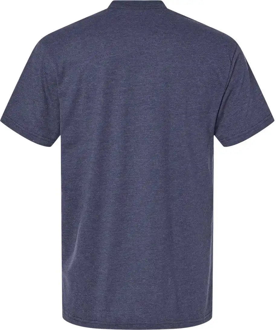American Apparel 2001cvc Cvc Tee - Heather Navy