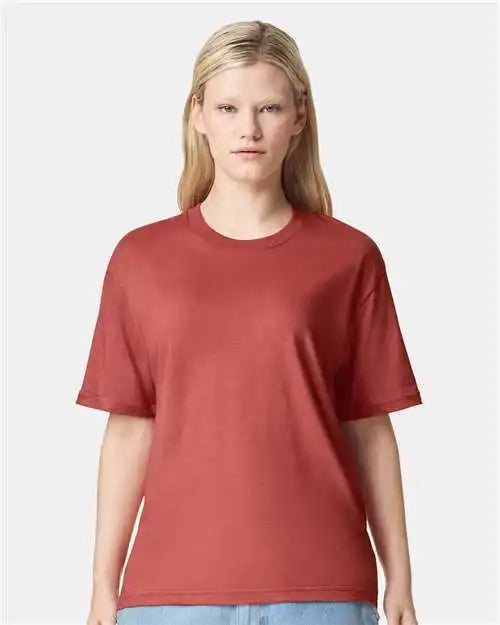 American Apparel 2001w Fine Jersey Tee - 2001 - Canyon