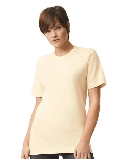 American Apparel 2001w Fine Jersey Tee - 2001 - Cream