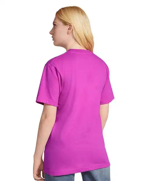 American Apparel 2001w Fine Jersey Tee - 2001 - Super Pink