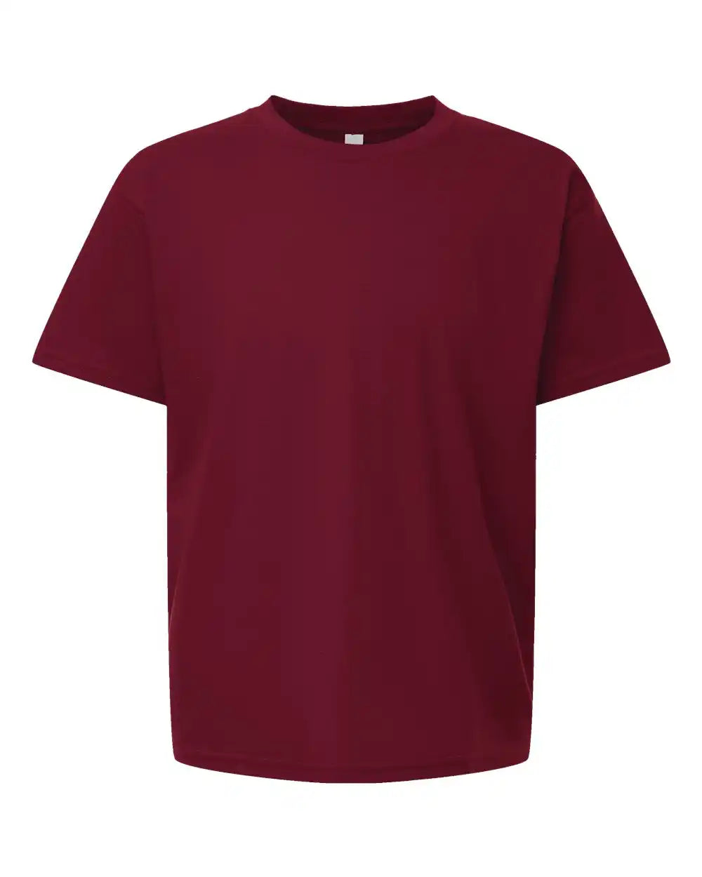 American Apparel 2001y Youth Fine Jersey Tee - Cranberry - Xs