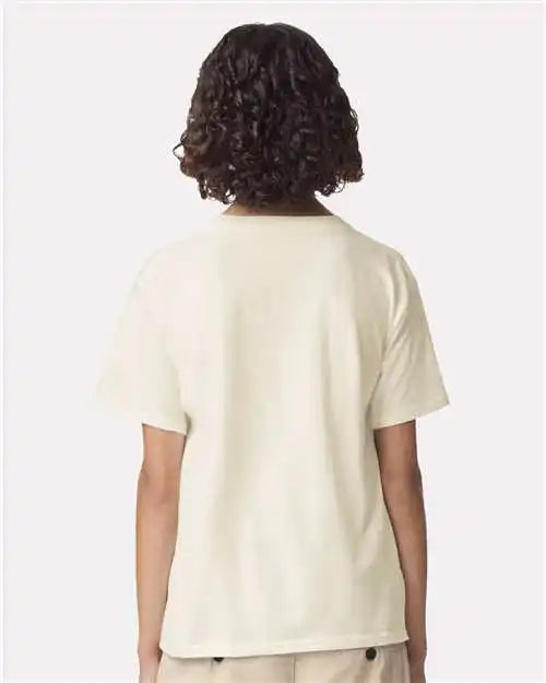 American Apparel 2001y Youth Fine Jersey Tee - Cream