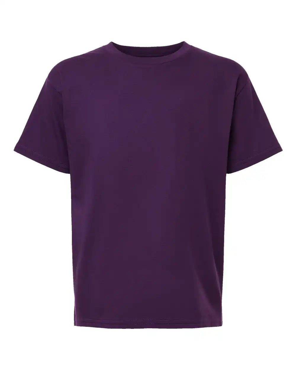 American Apparel 2001y Youth Fine Jersey Tee - Eggplant - Xs