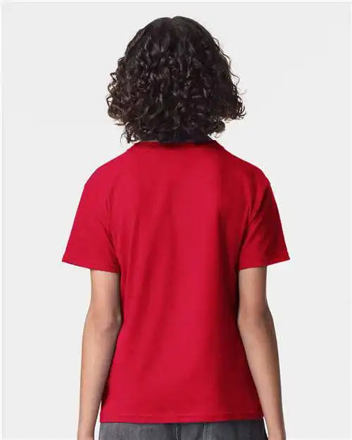 American Apparel 2001y Youth Fine Jersey Tee - Red
