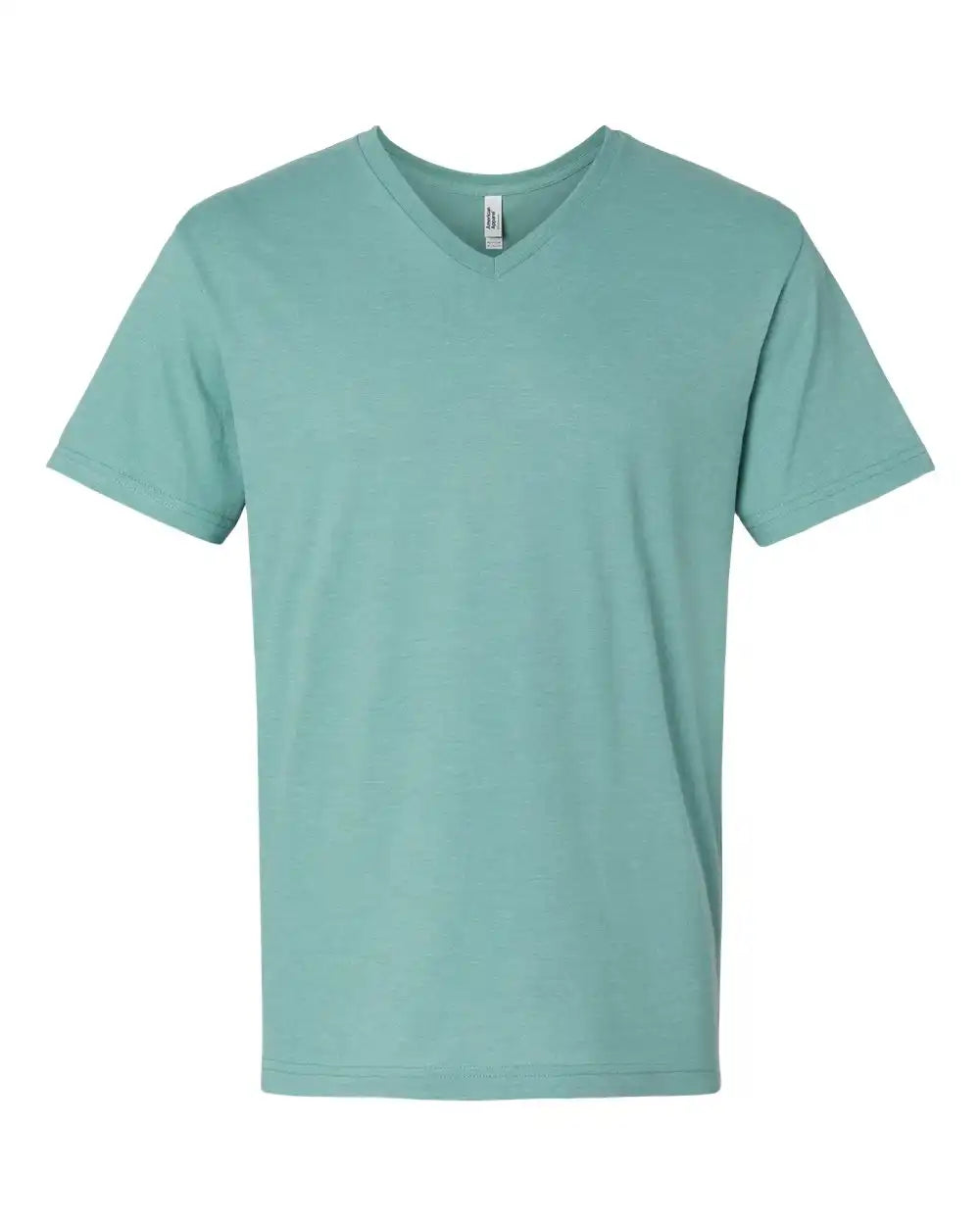 American Apparel 2006cvc Cvc V-neck Tee - Heather Arctic - s
