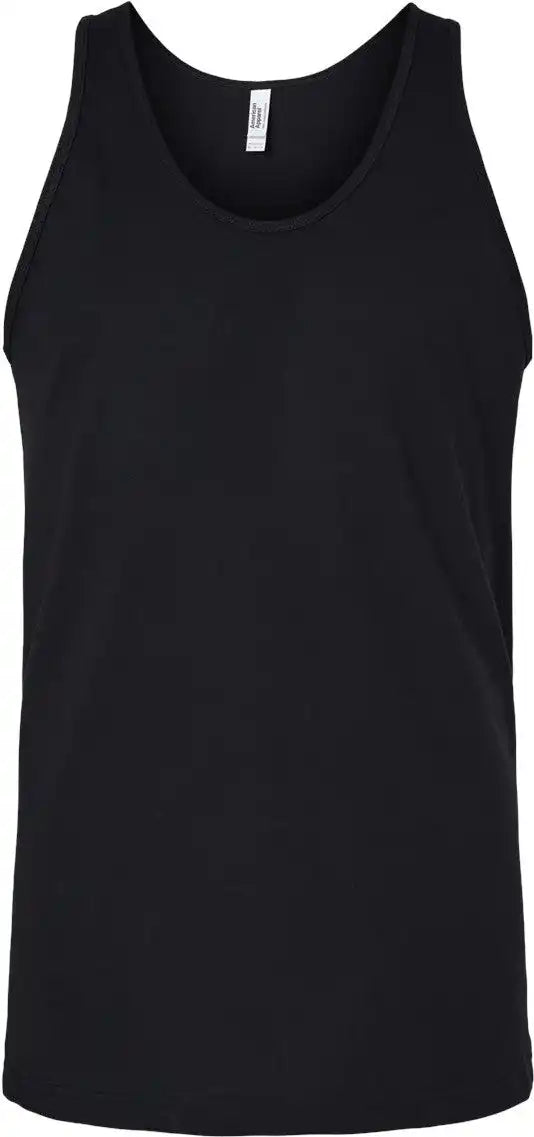 American Apparel 2408w Fine Jersey Tank - 2408 - Black - Xs