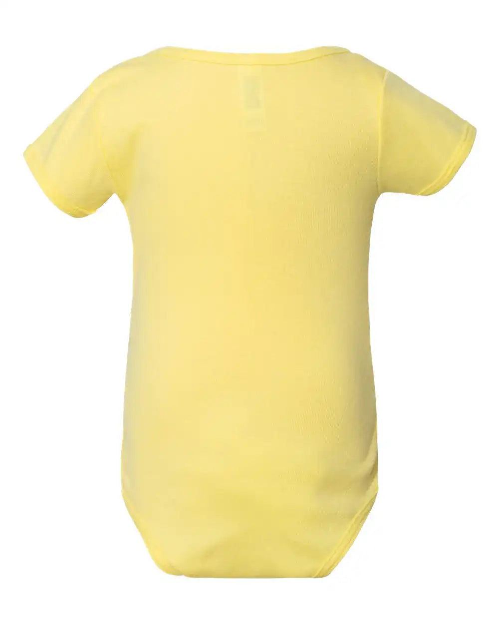 American Apparel 4001w Infant Baby Rib Onesie - Lemon / 18/24