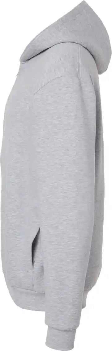 American Apparel Rf497 Reflex Fleece Full-zip Hoodie - Heather Grey