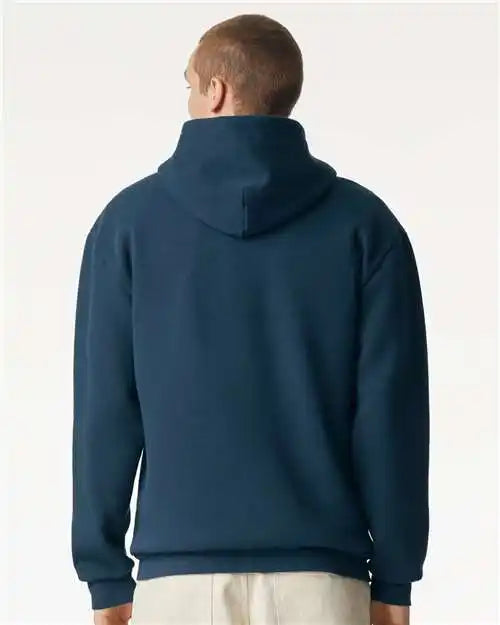 American Apparel Rf497 Reflex Fleece Full-zip Hoodie - Sea Blue