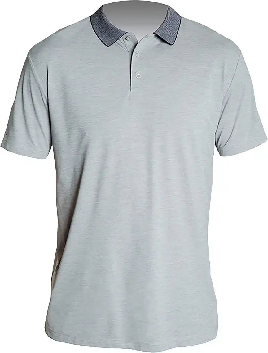 Anetik Mptnts0 Transit Tech Polo - Alloy Heathered - s