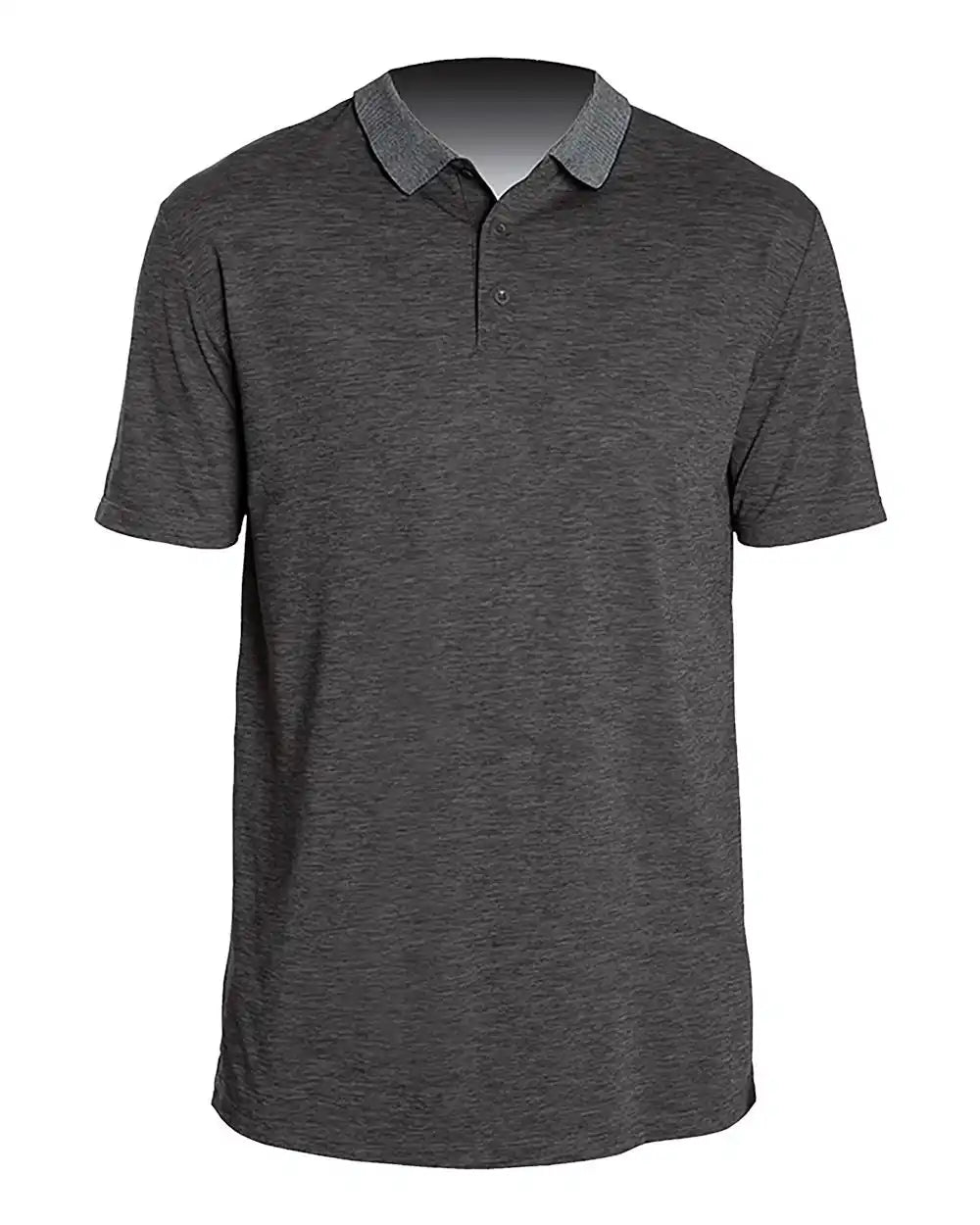 Anetik Mptnts0 Transit Tech Polo - Charcoal Heathered - s