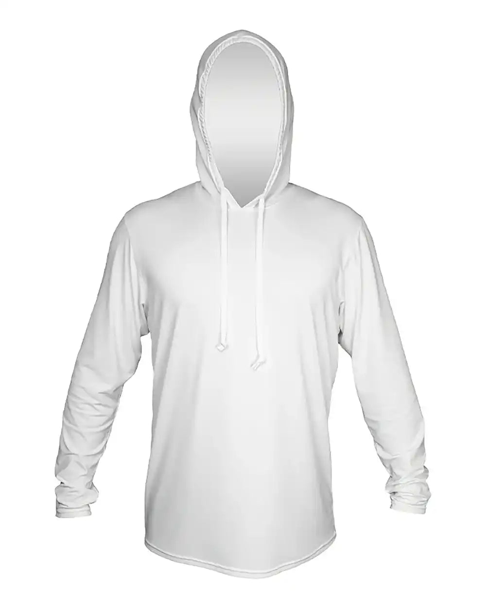 Anetik Mvlprh8 Low Pro Tech Hooded Long Sleeve T-shirt - White Heathered - Xs