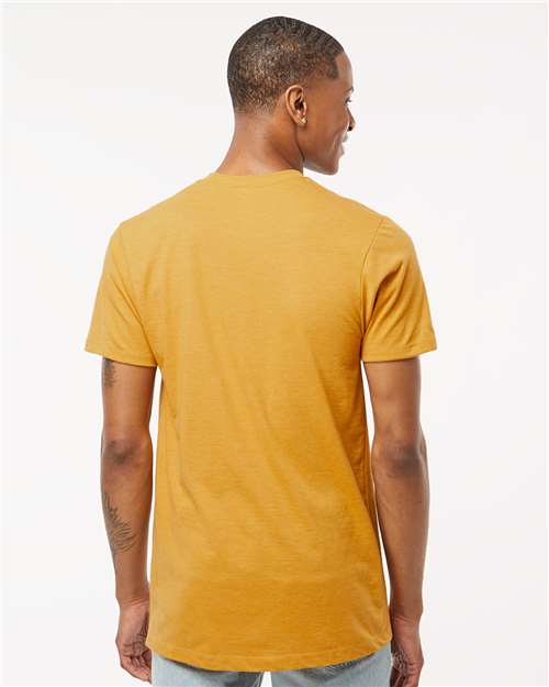 Antique Gold Heather Premium Cotton Blend T-Shirt - 541