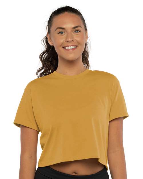 Antique Gold Women's Ideal Crop Top - 1580