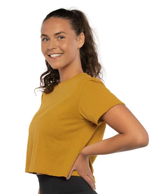 Antique Gold Women's Ideal Crop Top - 1580