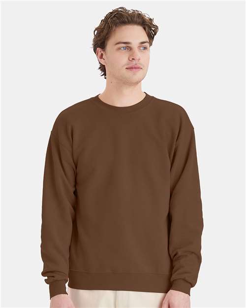 Army Brown Ecosmart® Crewneck Sweatshirt - P160