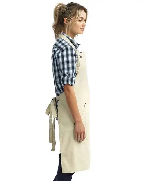 Artisan Collection by Reprime Rp137 Calibre Heavy Canvas Apron with Pocket - Natural - Osfa