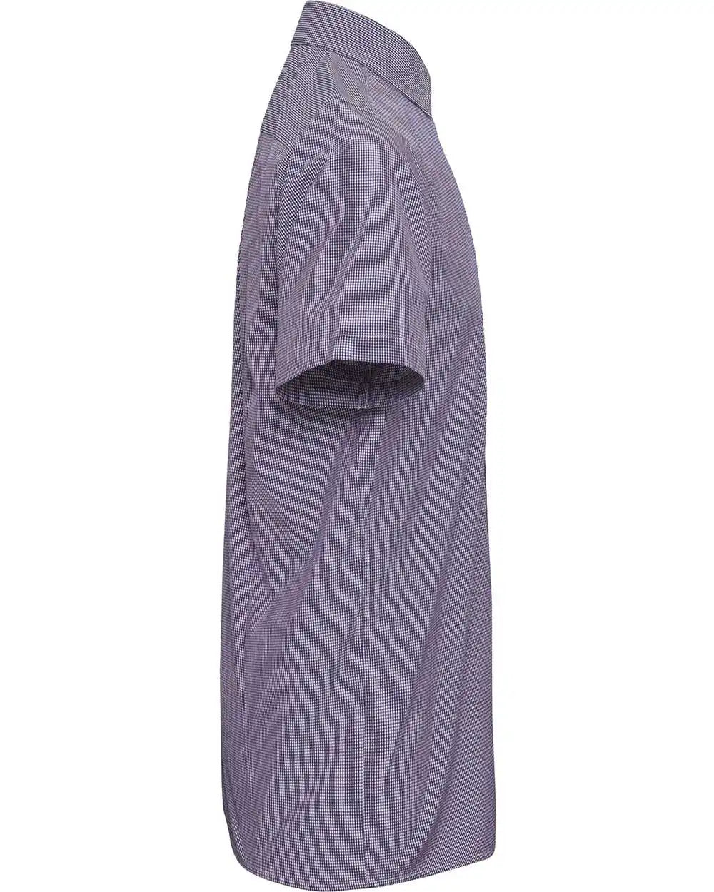 Artisan Collection by Reprime Rp221 Men’s Microcheck Gingham Cotton Shirt - Navy White