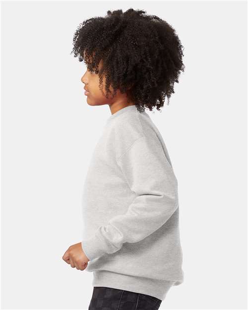 Ash Ecosmart® Youth Crewneck Sweatshirt - P360