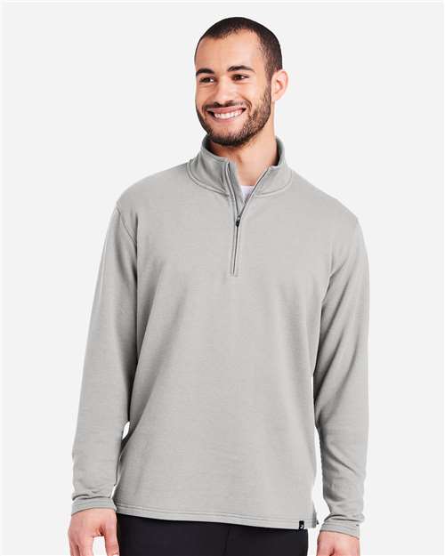 Ash Grey Vertex Quarter-Zip Pullover - MDP1733