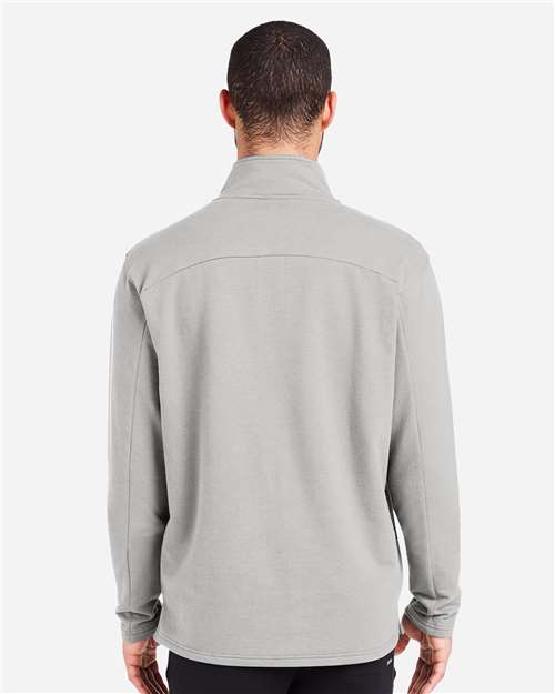 Ash Grey Vertex Quarter-Zip Pullover - MDP1733