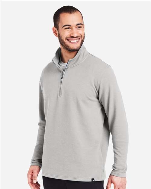 Ash Grey Vertex Quarter-Zip Pullover - MDP1733