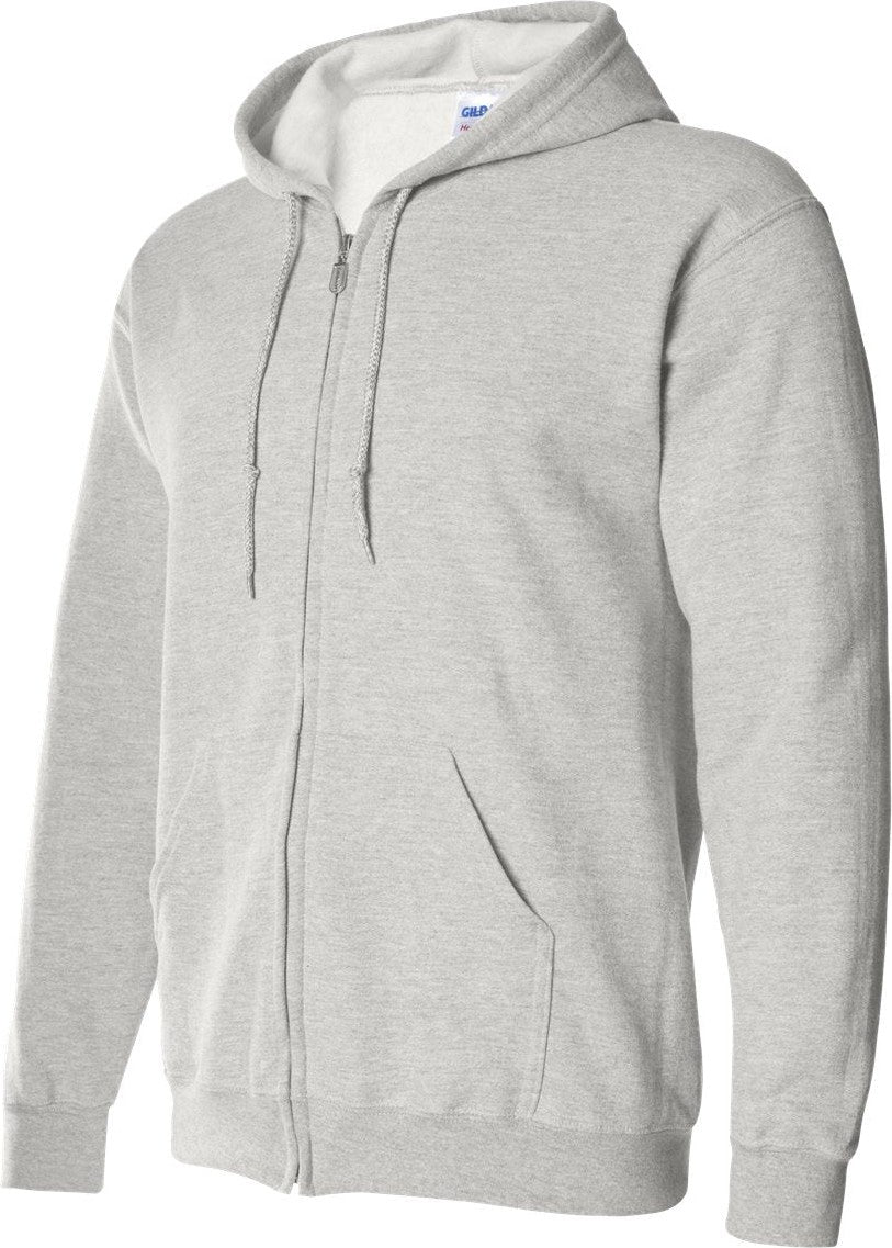 Ash Heavy Blend™ Full-Zip Hooded Sweatshirt - 18600