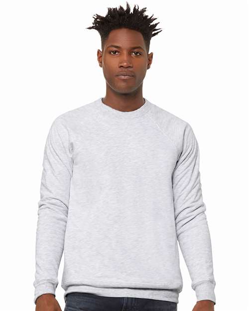 Ash Sponge Fleece Raglan Crewneck Sweatshirt - 3901