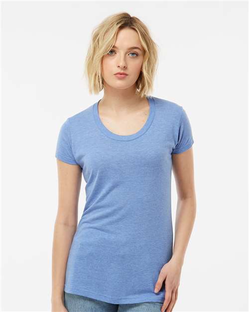 Athletic Blue Tri Blend Women's Tri-Blend T-Shirt - 253