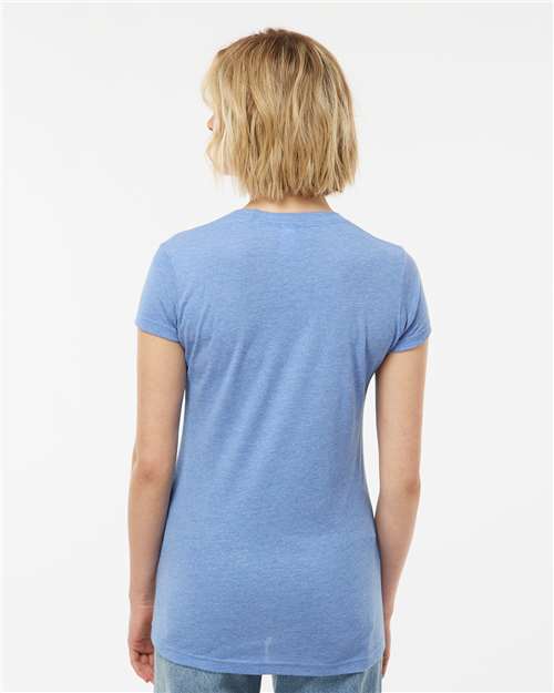 Athletic Blue Tri Blend Women's Tri-Blend T-Shirt - 253