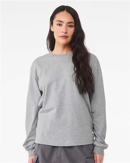 Athletic Heather 6 oz. Heavyweight Long Sleeve Tee - 3511